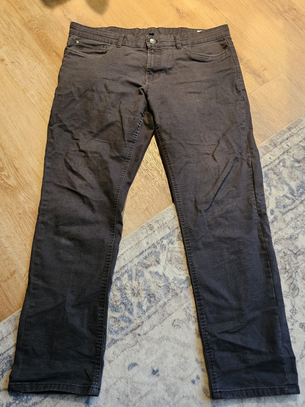 English Laundry Men's 5 Pocket Pants Black Shadow 38X 32  Jeans Casual Work